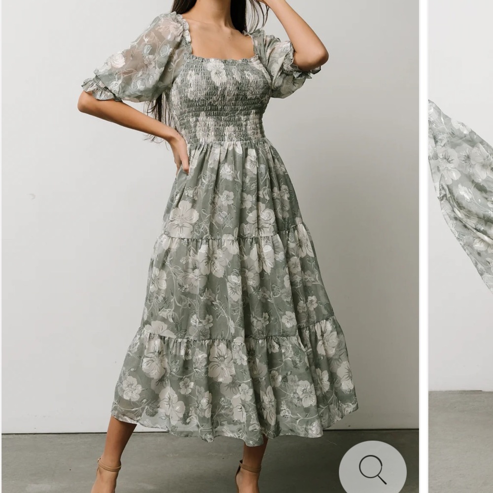 Fabian Jacquard Midi Dress, NWT